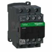 LC1D18JD      Stykač 3P 18A AC-3,  12V DC, pom.kont. 1"Z"+1"V" šroub.svorky, cívka s odrušovacím modulem