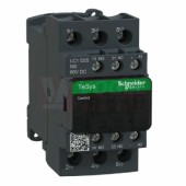 LC1D25ND      Stykač 3P 25A AC-3, 60V DC, pom.kont. 1"Z"+1"V" šroub.svorky, cívka s odrušovacím modulem