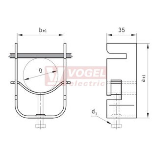SONAP 75-90 637590 Kabelová příchytka kabel 75 - 90 mm