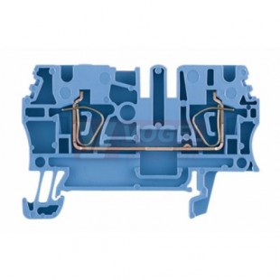 ZDU 2,5 BL svorka pružinová sv.modrá 1/1, připojení kotevní svorkou, 800V/24A, š=5,1mm (1608520000)
