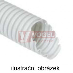 Chránička  32 1432 K50 MONOFLEX 50, 320N, 24,3/32,0mm, nízká odolnost, sv.šedá, RAL7035, PVC