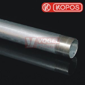 Trubka KOV  16P 6016 ZN F žárově zinkovaná ponorem, závitová - 3m (průměry 22/20mm)