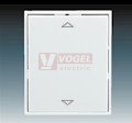 3299E-A00110 03 Kryt spínače žaluziového Busch-Jalousiecontrol II, s krátkocest. ovl.; bílá/bílá - Element, Time (Arbo)
