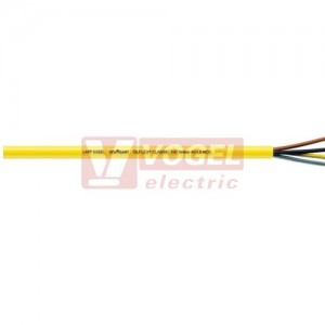 Ölflex Classic 100 450/750V YELLOW  3G  1,5 kabel flexibilní, žlutý plášť PVC, barevné žíly se ze/žl (0010400)