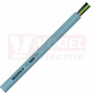 Ölflex 140 300/500V  7G   0,5 kabel flexibilní PVC, šedý plášť, odolný vůči oleji, černé čísl. žíly se ze/žl (0011002)