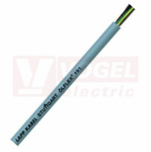 Ölflex 191  7G   2,5 vícenormový kabel, šedý plášť z PVC, odolný vůči oleji, černé čísl.žíly se ze/žl, certifikace UL/CSA 600V (0011153)