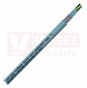 Ölflex 150 CY  4G   0,75 vícenormový kabel, stíněný, šedý plášť PVC, odolný vůči oleji, černé čísl.žíly se ze/žl, certifikace UL/CSA 600V (0015604)
