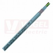 Ölflex 150 CY  5G   0,75 vícenormový kabel, stíněný, šedý plášť PVC, odolný vůči oleji, černé čísl.žíly se ze/žl, certifikace UL/CSA 600V (0015605)