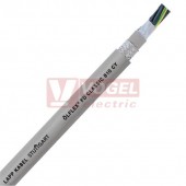 Ölflex Classic FD 810 CY  7G  2,5 kabel stíněný, vysoce flexibilní, šedý vnější plášť z PVC, do energetických řetězů, černé čísl.žíly se zl/žl (0026273)