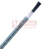 Ölflex Classic FD 810 P 300/500V  3G  0,75 kabel ovládací, vysoce flexibilní, do energet.řetězů, odolný proti olejům a mech.poškození, šedý vnější plášť z PUR, černé čísl.žíly se zl/žl (0026320)