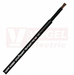 Ölflex FD 90 600/1000V 1x  16 jednožilový kabel, vysoce flexibilní, černý vnější plášť z PVC, vnitřní ČE, certifikovaný pro Severní Ameriku (0026604)