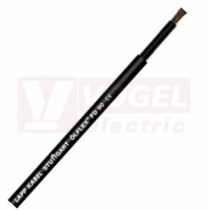 Ölflex FD 90 600/1000V 1x 240 jednožilový kabel, vysoce flexibilní, černý vnější plášť z PVC, vnitřní ČE, certifikovaný pro Severní Ameriku (0026635 (26635)