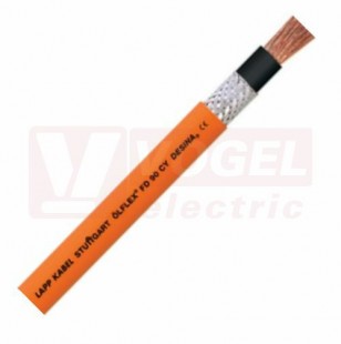 Ölflex FD 90 CY 600/1000V 1x  35 stíněný jednožilový kabel, do energet.řetězů, vysoce flexibilní, oranž.vnější plášť z PVC, vnitřní ČE plášť, jemné CU dráty, certifikovaný pro Severní Ameriku (0026657)
