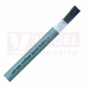 Ölflex FD 855 P 300/500V  7G  2,5 bezhalogenový ovládací kabel, vysoce flexibilní, do energet.řetězů, šedý vnější plášť z PUR, odolný proti olejům a mech.poškození, černé čísl.žíly se zl/žl - certifikovaný (0027373)