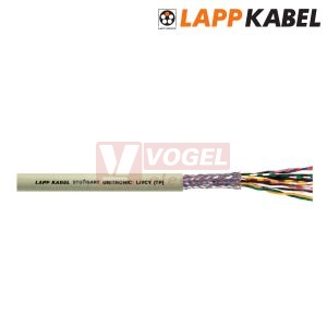 Unitronic LiYCY 20x0,25 kabel datový stíněný s barevným značením žil podle DIN 47100 (34420)