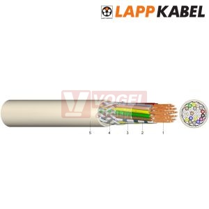 Unitronic LiYCY 50x0,34 kabel datový stíněný s barevným značením žil podle DIN 47100 (34550)