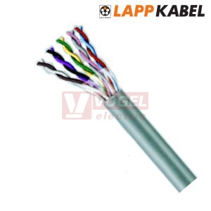 Unitronic LiYY (tp)  5x2x0,14mm2 kabel datový párový s barevným značením žil podle DIN 47100, plášť PVC šedý RAL7032 (35104)