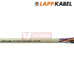 Unitronic LiYY (tp) 10x2x0,14mm2 kabel datový párový s barevným značením žil podle DIN 47100, plášť PVC šedý RAL7032 (35108)