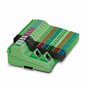 ILB PN 24 DI16 DIO16-2TX  Inline, Block IO, PROFINET, Zásuvka RJ45, Digitální vstupy 32 (16 pevných/16 libovolně volitelných), 24 VDC, technologie připojení 3 vodič, digitální výstupy 16, 24VDC, 500 mA, technologie připojení 2 vodič (2878146)