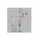 VPU AC I 1 R 275/25 LCF MB přepěťová ochrana typ 1+2 (2xL/PE(N)), I imp 25kA (10/350µs), Uc 275V, s dálk.signalizací (2774940000)