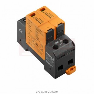 VPU AC II F 2 300/40 přepěťová ochrana typ 1+3 (L1-L2/PE(N)), I imp 20kA/40kA (8/20µs), Uc 300V, bez dálk.signalizace (2827590000)