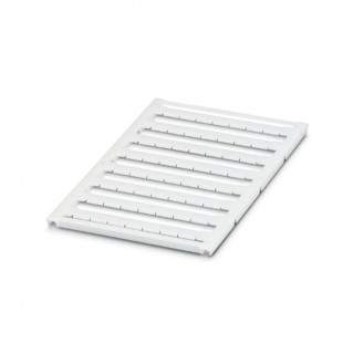 UC-TMF 8 štítek pro řadové svorky š 8,2mm, bílá, nepotištěné, velikost štítku 7,6x5,1mm, 1 karta 56 štítků, balení 10 karet (0818137)