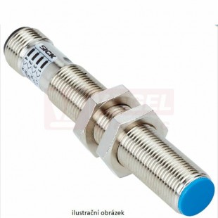 IM12-08NPS-ZCK Indukční snímač M12, 10-30VDC, mosaz, Sn=8mm, nestíněný, konektor M12/4pin, PNP/NO, 3-vodič, spínací frekvence 2000Hz, délka 52,2mm, závit 30mm, IP67 (6025686)
