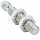 IMI08-02BPOVT0S Indukční snímač M8, 10-30VDC, nerez, Sn=2mm, stíněný, konektor M8/3pin, PNP/NC, odolné vůči chladícím a mazacím prostředkům, spínací frekvence 100Hz, 3-vodič, délka 50mm, závit 38mm, IP68/69K (1093882)