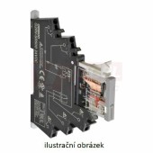 G2RV-SR700 AC/DC24 Relé interfeisové, úzké, kombinace patice a relé, šroubové svorky, bez LED indikátoru (je na patici), bez testovacího tlačítka, standardní kontakty,  - VÝBĚHOVÝ TYP > nástupce G2RV-STxxx