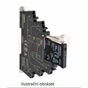 G3RV-SR700-A AC/DC24 úzké polovodičové relé 6mm, včetně patice, střídavý triakový výstup, 2A, šroubové svorky, 24V AC/DC, spínání v nule