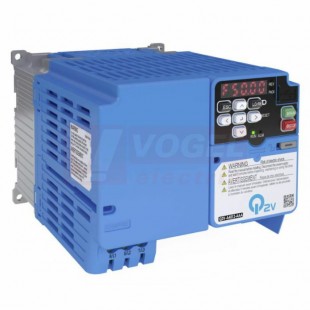 Q2V-AB012-AAA Frekvenční měnič  1x200-240VAC, ND: 12,2 A / 3,0 kW, HD: 11,0 A / 2,2 kW, IP20, integrovaný filtr C1,  běžná povrchová úprava PCB, verze A, komun.porty MODBUS Slave, Serial RS-485, USB