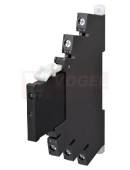 G3RV-SR700-D AC/DC24 úzké polovodičové relé 6mm, včetně patice, DC výstup MOSFET, 3A, šroubové svorky, 24V AC/DC