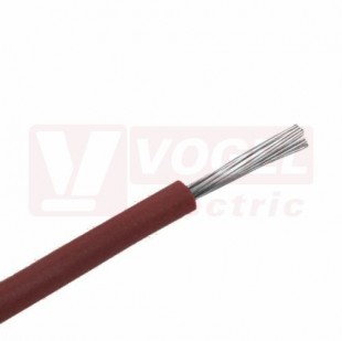 Ölflex Heat 260 SC 300/500V 1x AWG 28/7 BN vodič jednožilový hnědý, izolace žil PTFE (polytetrafluoretylen), -190 °C až +260°C, "cert.UL" (0094003)