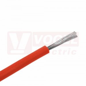 Ölflex Heat 260 SC 300/500V 1x AWG 28/7 RD vodič jednožilový červený, izolace žil PTFE (polytetrafluoretylen), -190 °C až +260°C, "cert.UL"  (0094104)