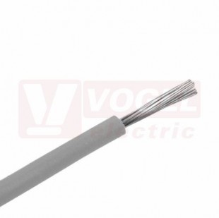 Ölflex Heat 260 SC 300/500V 1x AWG 28/7 GY vodič jednožilový šedý, izolace žil PTFE (polytetrafluoretylen), -190 °C až +260°C, "cert.UL"  (0094106)