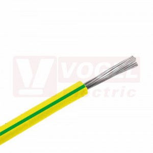 Ölflex Heat 260 SC 300/500V 1x AWG 24/19 GNYE vodič jednožilový ze/žlutý, izolace žil PTFE (polytetrafluoretylen), -190 °C až +260°C, "cert.UL"  (0098000)