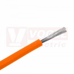 Ölflex Heat 260 SC 300/500V 1x AWG 22/19 OG vodič jednožilový oranžový, izolace žil PTFE (polytetrafluoretylen), -190 °C až +260°C, "cert.UL"  (0100009)