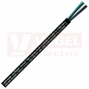 Ölflex Tray II 0,6/1kV  3G  2,5 ovládací kabel, černý vnější plášť z PVC,odolný proti zkrutu v kabel.smyčkách, černé čísl.žíly se zl/žl, certifikovaný (221403)