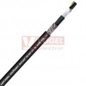 Ölflex FD 891 CY 300/500V  4G  16 stíněný kabel, vysoce flexibilní, do energet.řetězů, černý vnější plášť z PVC, černé čísl.žíly se zl/žl, s certifikací UL/cUL AWM (1027624)