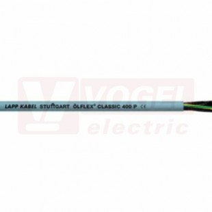 Ölflex Classic 400 P 300/500V 12G   0,50 kabel flexibilní, plášť PUR šedý, čísl.žíly se ze/žl (1312012)