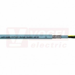 Ölflex Classic 400 CP 18G   1,50 Kabel flexibilní stíněný, plášť PUR šedý, čísl.žíly se ze/žl (1313318)