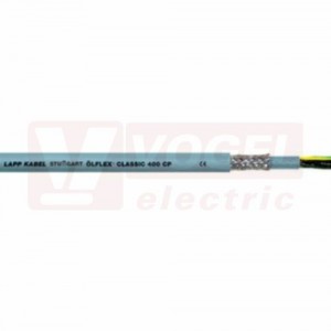Ölflex Classic 400 CP  5G   4,00 Kabel flexibilní stíněný, plášť PUR šedý, čísl.žíly se ze/žl (1313505)