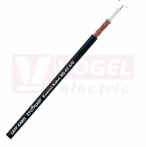 Kabel koaxiální RG 62 A/U plášť PVC černý, impedance 75 Ohm (2170008)