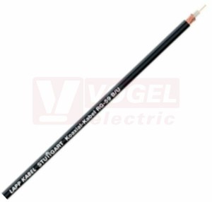 Kabel koaxiální RG-59 B/U plášť PVC černý, impedance 75 Ohm (2170012)