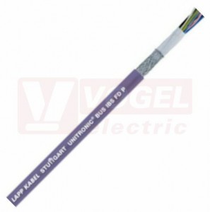 Unitronic Bus FD P IBS 3x2x0,25 kabel dálkový sběrnicový INTERBUS, vysoce flexibilní, stíněný, bezhalogenový, pro energet.řetězy, barevné znač.žil dle DIN 47100, odolný proti plameni, fialový vnější plášť z PUR (2170216)