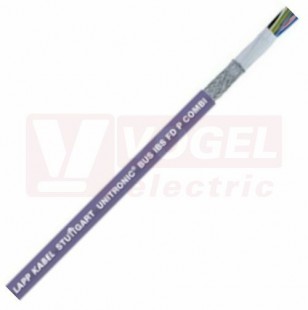 Unitronic Bus FD P Combi IBS 3x2x0,25+3x1,0 kabel instalační, dálkový sběrnicový INTERBUS, vysoce flexibilní využití (energ.řetězy), stíněný, odolný proti plameni, bezhalogenový, fialový vnější plášť z PUR (2170218)