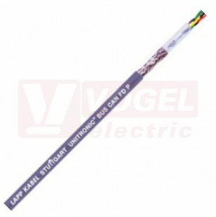 Unitronic Bus FD P CAN 1x2x0,22 kabel CAN Bus vysoce flexibilní, bezhalogenový, pro energet.řetězy, odolný proti plameni, fialový vnější plášť z PUR, certifikovaný UL/CSA (2170272)