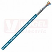 ETHERLINE-H Cat.5 2x2x24AWG kabel datový třídy D pro pevné uložení, modrý vnější plášť bez halogenů PUR nebo LSZH, celkové stínění z CU drátů a AL kompozitní folií (2170280)