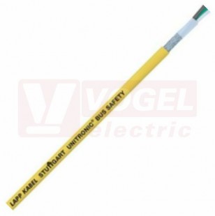 Unitronic Bus SAFETY 3x0,75 kabel datový, pro pevné uložení, pro sériový přenost zabezpečených dat, stíněný, žlutý vnější plášť z bezhalogenové směsi odolné proti plameni (2170295)