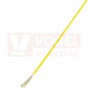 LiY EA 1x 0,25 vodič jednožilový PVC, žlutý (cívka 250m)
